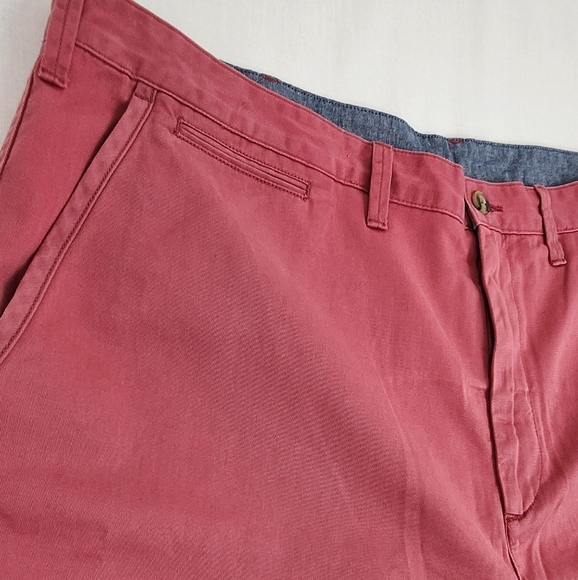 Polo Ralph Lauren Relaxed Fit 100% Cotton Pink Flat Front Shorts. Size 42. - Picture 2 of 6